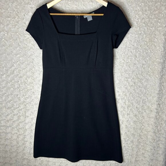 Ann Taylor Square Neck Sheath Dress in Bi-Stretch. Women’s Size 8 Medium - Picture 1 of 6